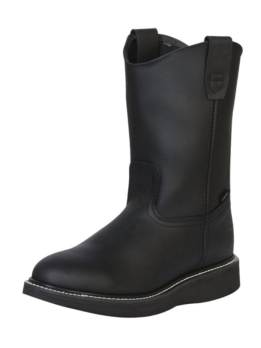 Establo Men’s Work Boot Grasso Leather
- Black 312