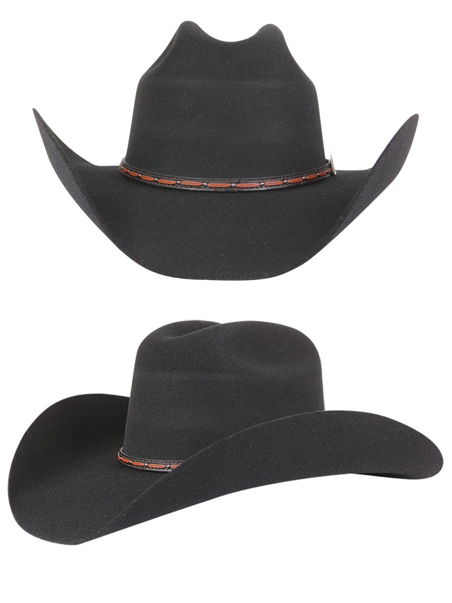 El Senor de los Cielos 50x Wool Cowboy Hat Black 41675