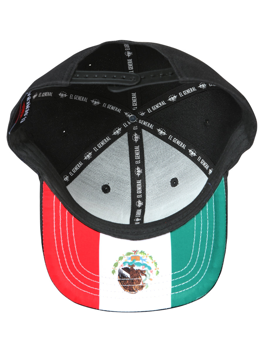 El General Sinaloa Snapback Hat- Black 44797