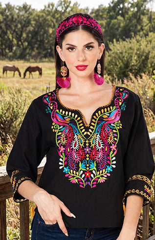 Artisanal Embroidered Blouse