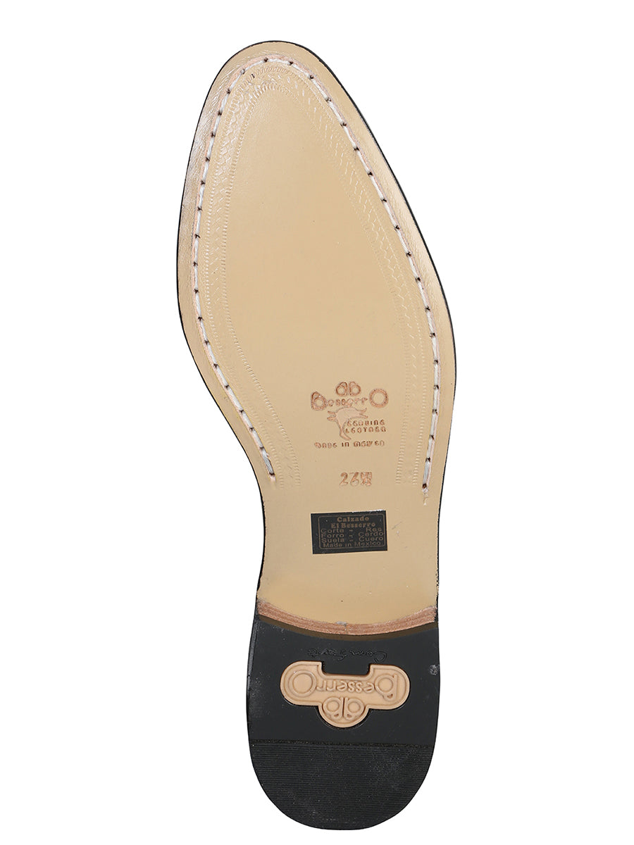 El Besserro Charro Boot – Black Leather – Style 207