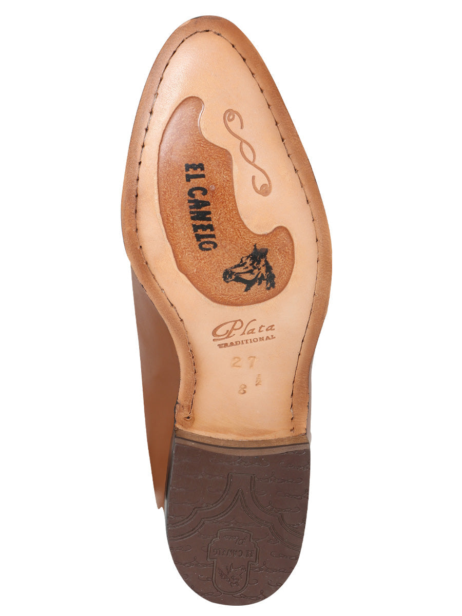 El Canelo "Plata" Premium Charro Ankle Boot – Atlas Maple – Style 227
