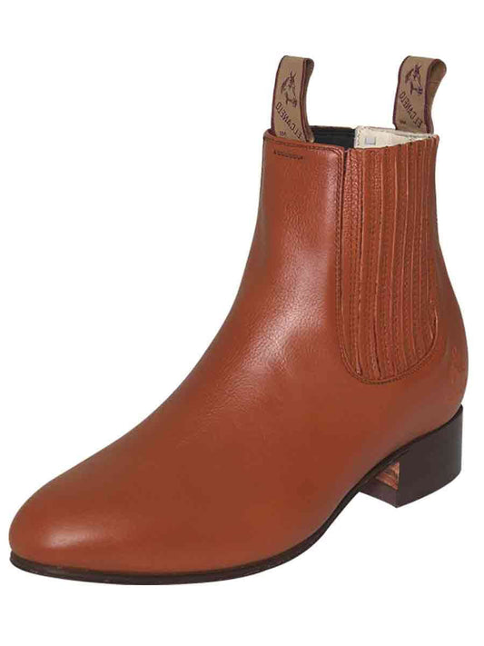 El Canelo "Plata" Premium Charro Ankle Boot – Atlas Maple – Style 227