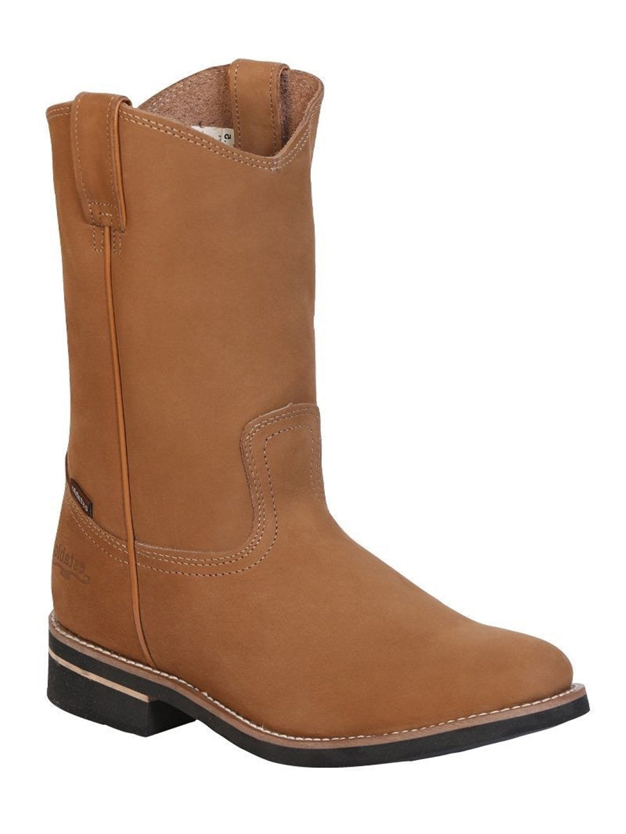 Establo Men's Work Boot - Leather Nobuck - Cinnamon 303