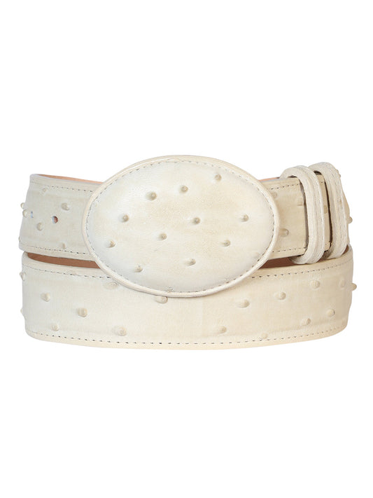 El Señor de los Cielos Cowboy Belt – Imitation Ostrich Bone – Style 700