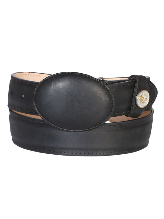 El General Men’s Western Belt - Crazy Leather - Black

 21274