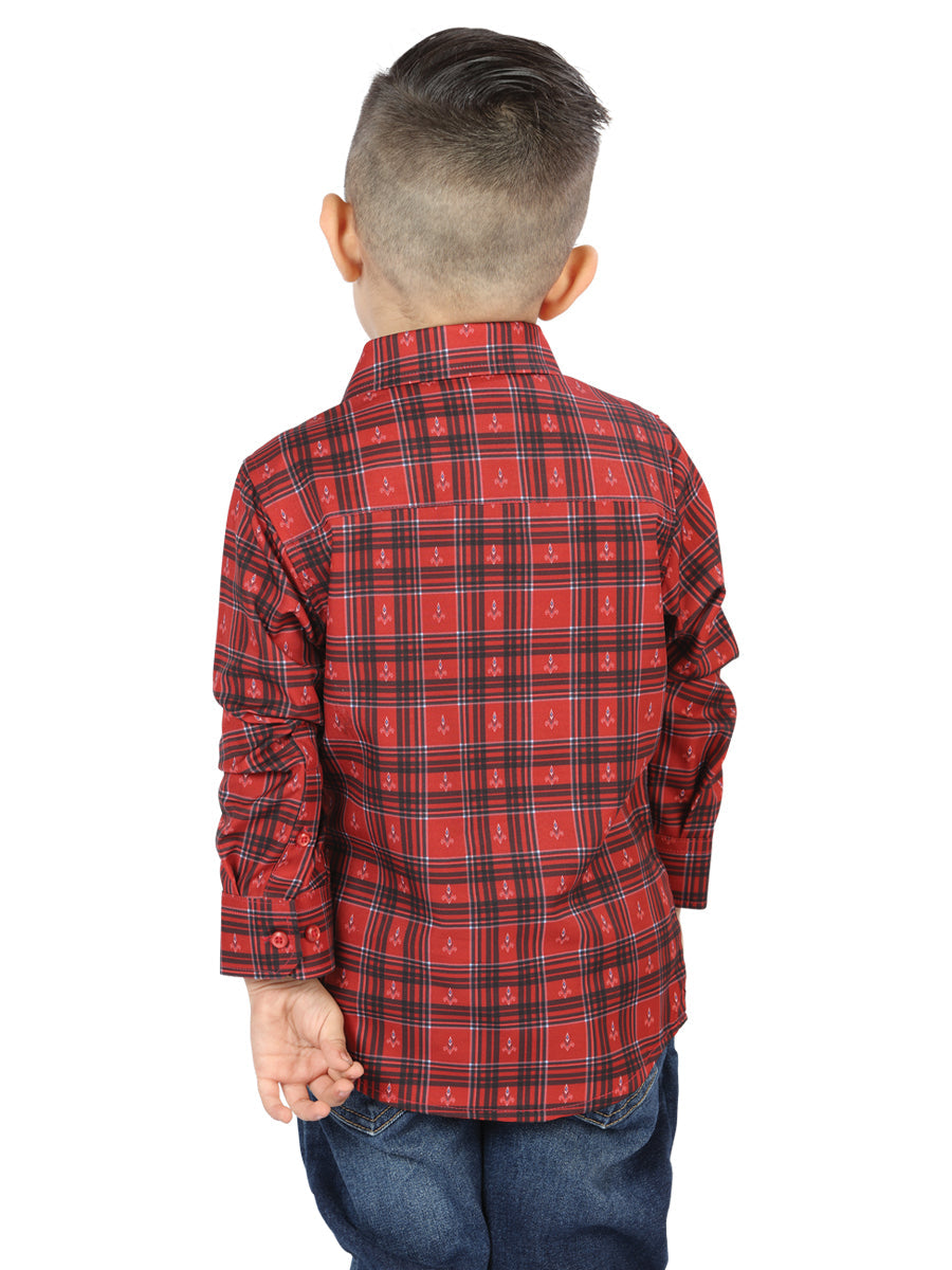 El Senor de los Cielos Kids Red Casual Long-Sleeve Shirt 44739