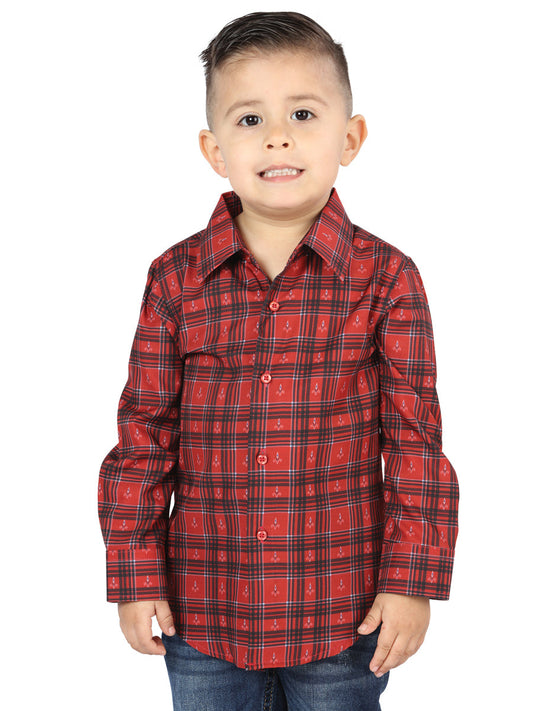 El Senor de los Cielos Kids Red Casual Long-Sleeve Shirt 44739