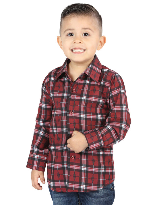El Senor de los Cielos Kids Red Casual Long-Sleeve Shirt 44744