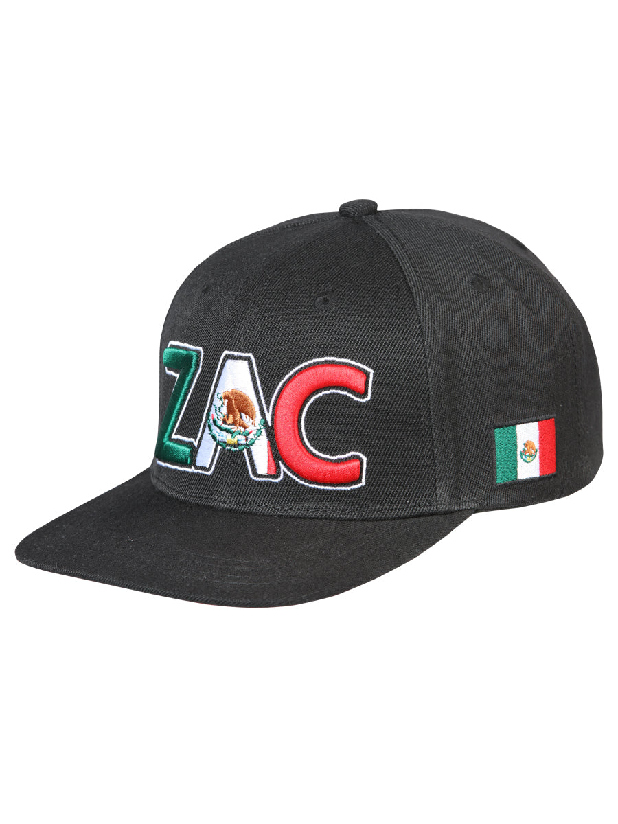El General Zacatecas Snapback Hat- Black 44779