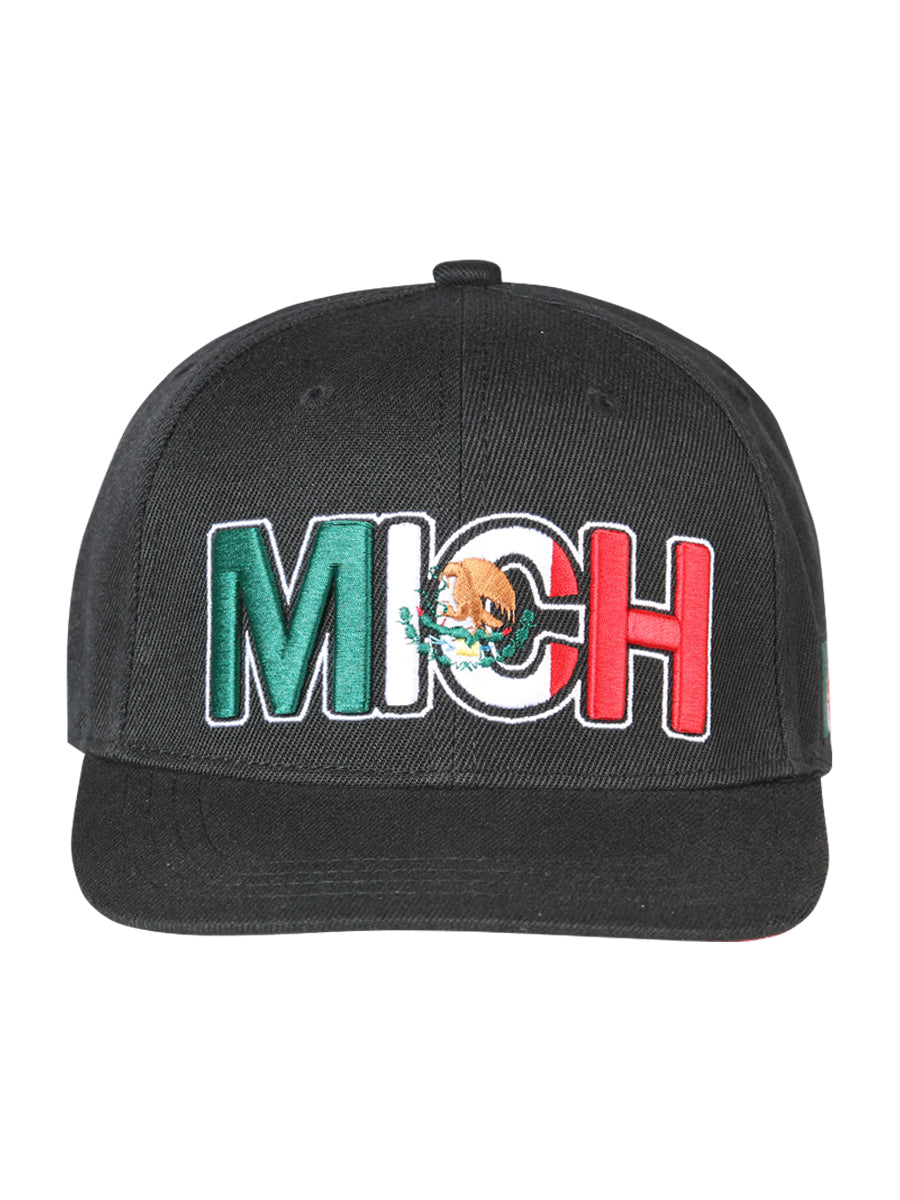 El General Michoacan Snapback Hat- Black 44783