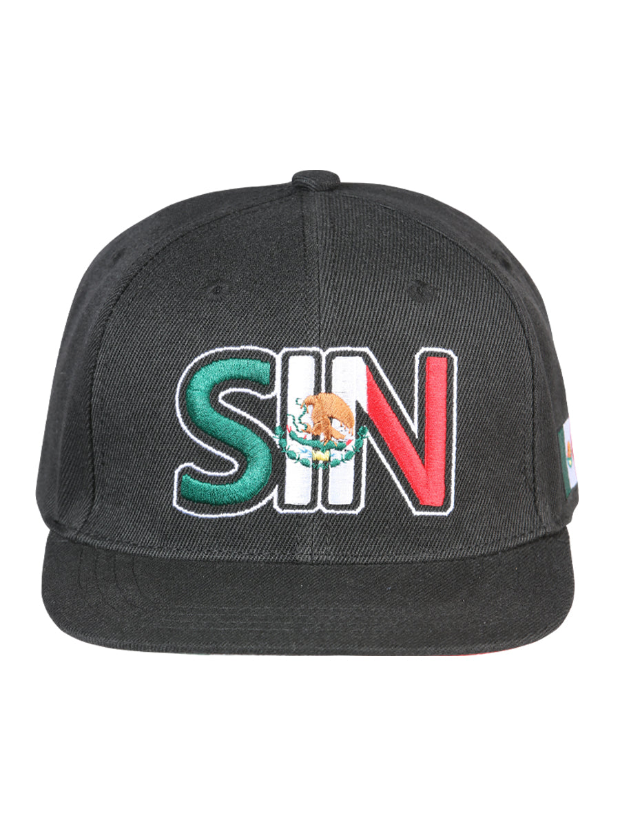 El General Sinaloa Snapback Hat- Black 44797