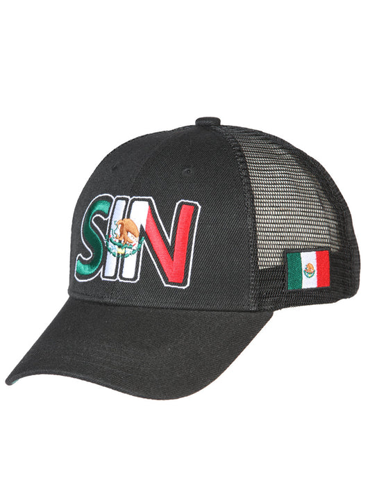 El General Sinaloa Trucker Hat- Black 44798