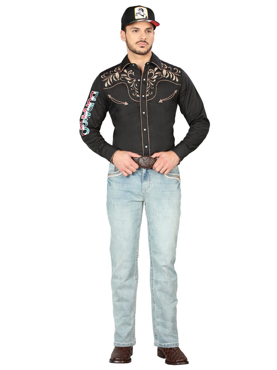 Centenario Men's Straight Bootcut Denim Jeans - Light Blue 44975