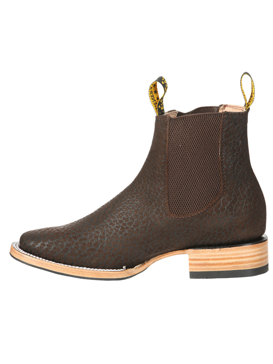 El General Men’s Ankle Boots - Premium Bull Shoulder Leather - Moka 45341