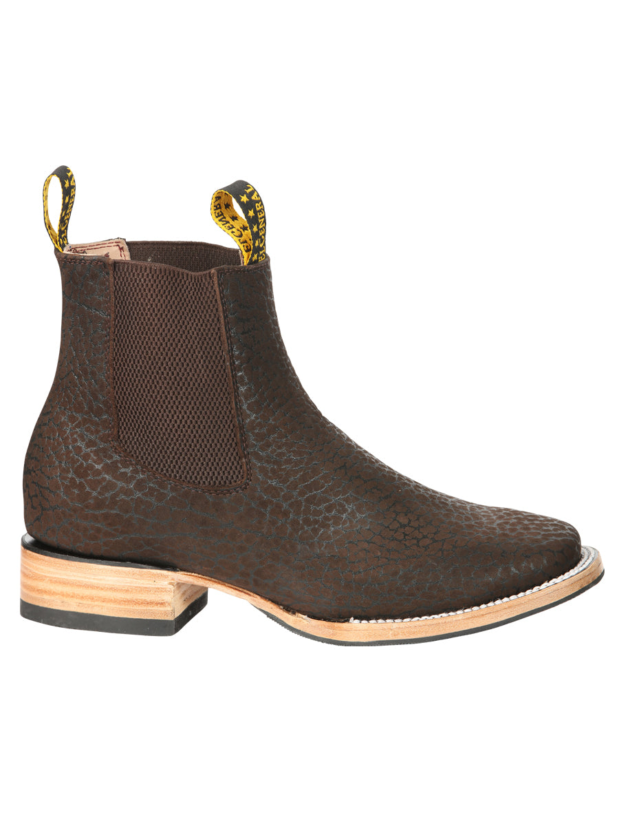 El General Men’s Ankle Boots - Premium Bull Shoulder Leather - Moka 45341