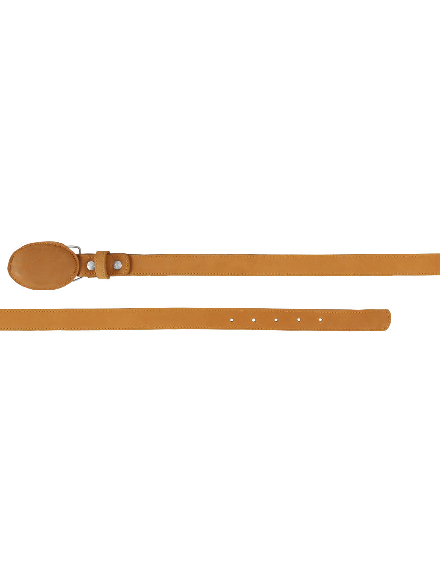 Kids Western Belt - El General Nobuck Honey 45444
