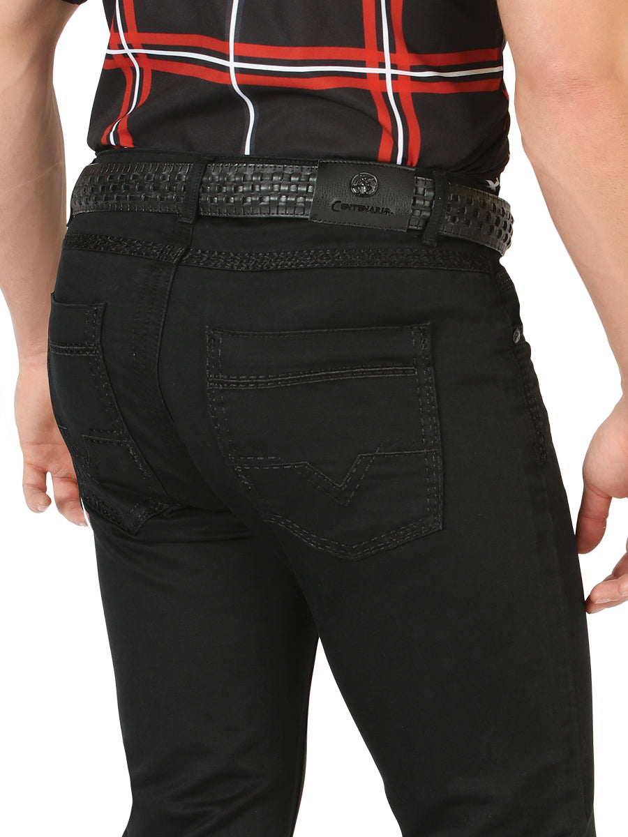 Centenario Skinny Boot Cut Pants - Black 45540