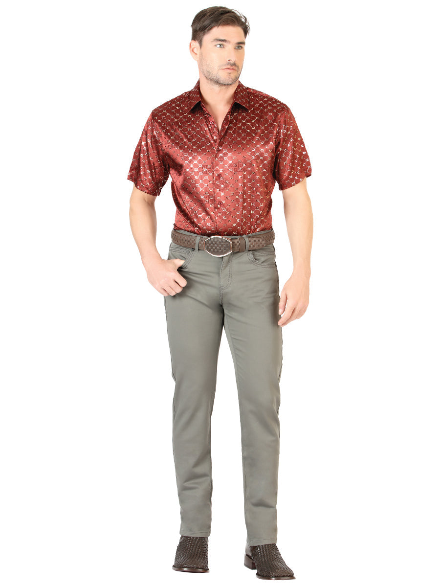 Centenario Skinny Boot Cut Pants - Grey 45541