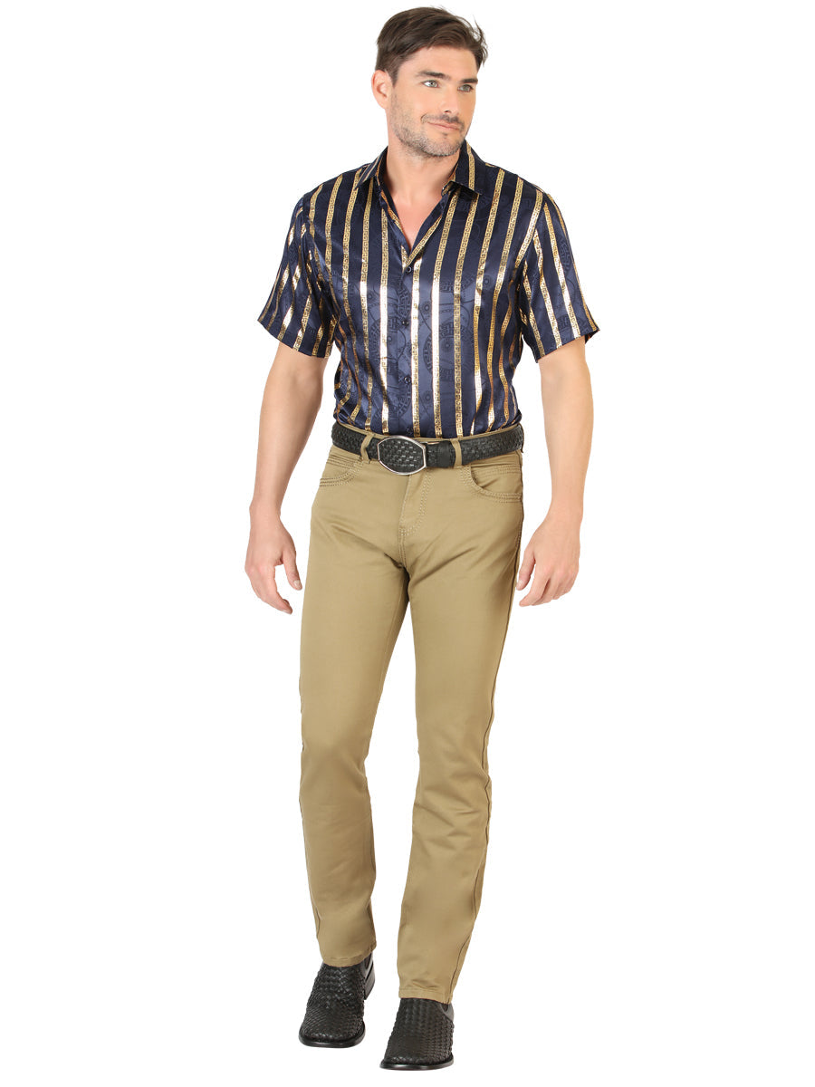 Centenario Skinny Boot Cut Pants - Khaki 45542