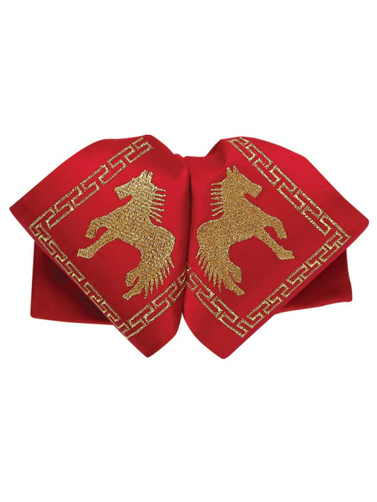 Adult 
Mexican Charro Bow Tie 100% Polyester Red/Gold 600122