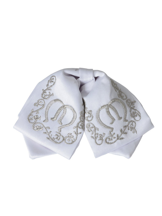 Kids 
Mexican Charro Bow Tie 100% Polyester White/Silver 600397