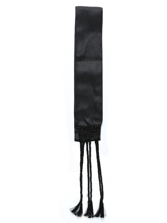 Mexican Charro Sash-Belt 50% Cotton, 50% Polyester Black 601364